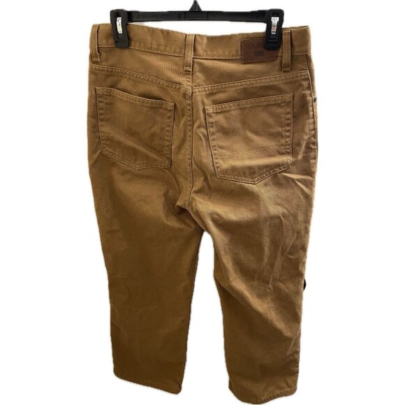 Men’s L.L. Bean Work Jeans Denim Pants Brown Tan Size 32x26  OPG74 Cotton Vtg - Picture 3 of 16